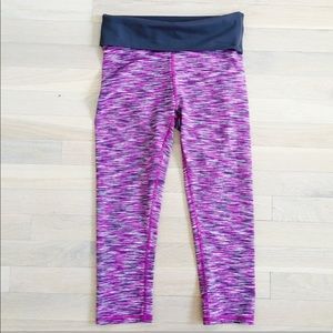 Fabletics foldover capri leggings